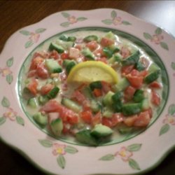 Salata Tahini--Middle Eastern Tahini Salad