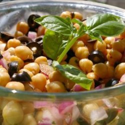 Chickpea and Olive Appetizer