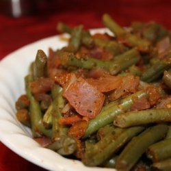 Green Beans Stewed With Tomatoes