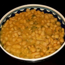 Fassuliah K'dra -- Beans With Saffron (Morocco - North Africa)