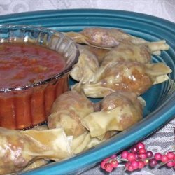 Ww 5 Points - Mexican Beef and Cheese Wontons With Salsa