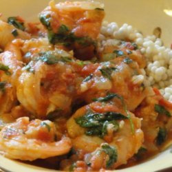 Prawn and Harissa Stew With Couscous