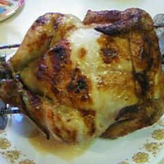 Uncle Bill's Chicken Barbecued on a Rotissiere