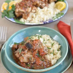 Moroccan Chicken With Eggplants