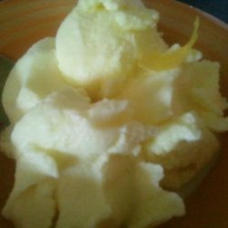 Lemon Ice Sherbet (In Ice Cream Maker)
