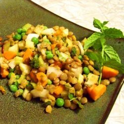 Garden Vegetable Lentil Salad