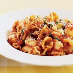 Quick Tomato-Basil Pasta With Fresh Mozzarella