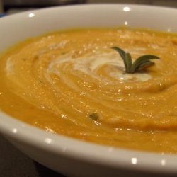 Butternut Squash and Roasted-Garlic Bisque