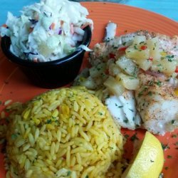 Grouper with Pineapple Salsa