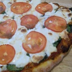 New York-Style Spinach and Ricotta Pizza