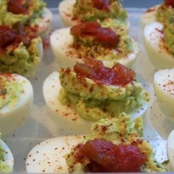 South of the Border Deviled Eggs