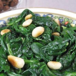 Spinach with Pine Nuts