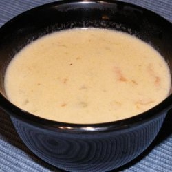 Cheddar-Apple Soup