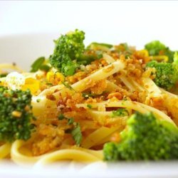 Broccoli and Walnut Spaghetti