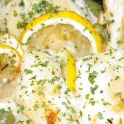Chicken With Roasted Lemons, Green Olives, and Capers