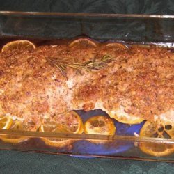 Turkey Breast Crusted With Hazelnuts and Lemon