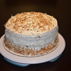 Coconut Cake With Pineapple Filling