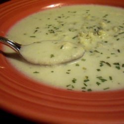Cauliflower Blue Cheese Soup