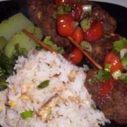 Curried Lamb on Rice