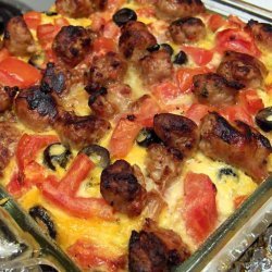 Baked Sausage and Eggs