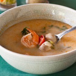 Tom Kha (Coconut Soup) With Shrimp