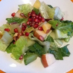 Autumn Apple Salad With Pomegranate