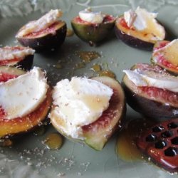 Simple Fig & Mascarpone Dessert (Or Tapas)