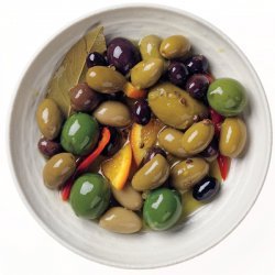 Citrus marinated olives