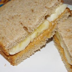 Peanut Butter and Banana Sandwich