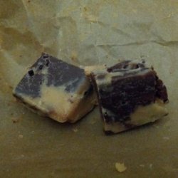 Peanut Butter and Chocolate Marble Fudge