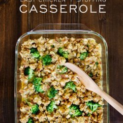 Easy Chicken and Stuffing Casserole