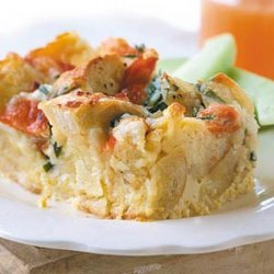 Bagel, Lox and Egg Strata