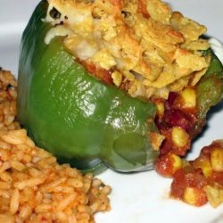 Vegetable Chili Stuffed Peppers