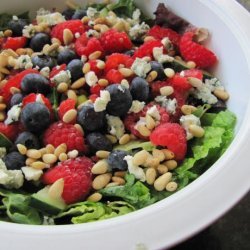 Garden Salad With Raspberry Poppy Seed Dressing