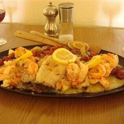 Baked Fish with Shrimp