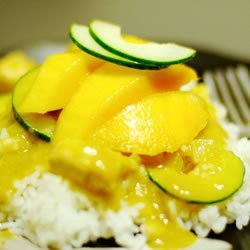 Spicy Indian Chicken and Mango Curry