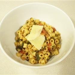 Wendy's Quick Pasta and Lentils