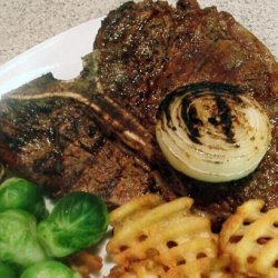 Cowboy Steaks With Onions