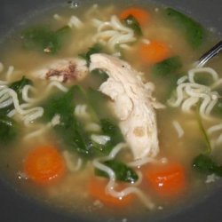 Chicken Noodle Soup Using 5 Ingredients