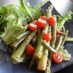 Asparagus and Green Bean Salad with Herb Dijon Dressing