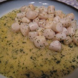 Bay Scallops with Lemon and Dill