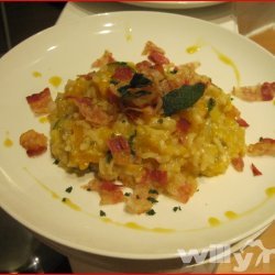 Butternut Squash Risotto With Pancetta