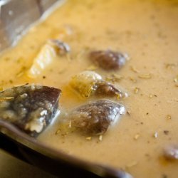 Garlic and Potato Soup ( Vegan )