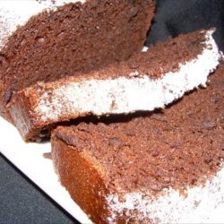 Luscious Low Fat Chocolate Pound Cake