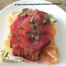 A Very Interesting Smoked Salmon Sandwich