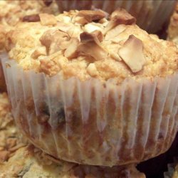 Apricot/Raisin Muffins With Cashew Top