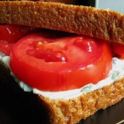 Heirloom Tomato Sandwich With Basil Mayo