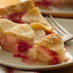 Raspberry and Pear Pie