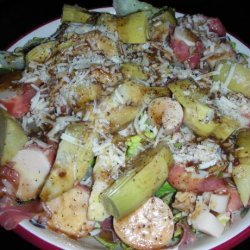 Romaine, Palm and Artichoke Salad