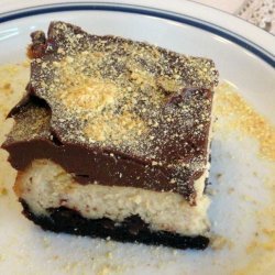 Chocolate Covered Cheesecake Squares